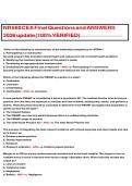 NR 668 CEA Final Exam 2026 &vert; Chamberlain PMHNP Psychiatric Mental Health NP Study Guide Q&A&NewLine;