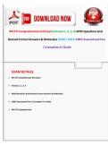 RN ATI Comprehensive Exit Exam &lpar;Version 1&comma; 2&comma; 3&comma; 4&rpar; With Questions And Revised Correct Answers & Rationales &lpar;2026 &sol; 2027&rpar; 100&percnt; Guaranteed Pass &vert;&vert;Complete A&plus; Guide&NewLine;