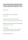 MN 553 FINAL REVIEW 2026 FINAL PAPER&NewLine;SOLVED QUESTIONS ANSWER KEY APLUS&NewLine;