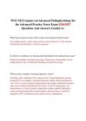 &NewLine;WGU D115 master set-Advanced Pathophysiology for the Advanced Practice Nurse Exam 2026&sol;2027 Questions And Answers Graded A&plus;&NewLine;