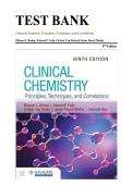 TEST BANK Clinical Chemistry&colon; Principles&comma; Techniques&comma; and Correlations 9th Edition by Michael L&period; Bishop&comma; Edward P&period; Fody&comma; Carleen Van Siclen & James March Mistler