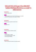 NSG 123 Exam 3 2026-2027 &vert; Herzing Medical-Surgical Nursing I questions and answers