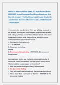 NUR2513 Maternal-Child Exam 2 &vert;&vert; Most Recent Exam &NewLine;2026-2027 Actual Complete Real Exam Questions And &NewLine;Correct Answers &lpar;Verified Answers&rpar; Already Graded A&plus; &NewLine;&vert; Guaranteed Success&excl;&excl; Newest Exam &vert; Just Released&excl;&excl; &NewLine; - Rasmussen  