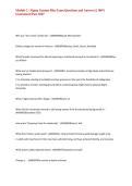 Module 2 - Sigma Gamma Rho Exam Questions and Answers &vert;&vert; 100&percnt; Guaranteed Pass 2025&NewLine;