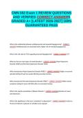 CMN 552 Exam 1 REVIEW QUESTIONS AND VERIFIED CORRECT ANSWERS GRADED A&plus; -LATEST 2026-2027- 100- GUARANTEED PASS&period;docx&NewLine;&NewLine;