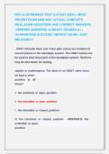 NYC FLSD NEWEST TEST &lpar;LATEST 2026&rpar; &vert;&vert; MOST &NewLine;RECENT EXAM 2026-2027 ACTUAL COMPLETE &NewLine;REAL EXAM QUESTIONS AND CORRECT ANSWERS &NewLine;&lpar;VERIFIED ANSWERS&rpar; ALREADY GRADED A&plus; &vert; &NewLine;GUARANTEED SUCCESS&excl;&excl; NEWEST EXAM &vert; JUST &NewLine;RELEASED&excl;&excl; 