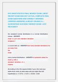 NYU BIOSTATISTICS FINAL NEWEST EXAM &vert;&vert; MOST &NewLine;RECENT EXAM 2026-2027 ACTUAL COMPLETE REAL &NewLine;EXAM QUESTIONS AND CORRECT ANSWERS &NewLine;&lpar;VERIFIED ANSWERS&rpar; ALREADY GRADED A&plus; &vert; &NewLine;GUARANTEED SUCCESS&excl;&excl; NEWEST EXAM &vert; JUST &NewLine;RELEASED&excl;&excl; 