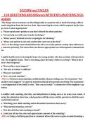 2023 RN Test 3 NCLEX questions and answers with explanations 2026&NewLine;