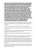 The Ultimate and Complete Texas Promulgated Contracts Study Guide 2025&ndash;2026&comma; Covering Texas Real Estate Contract Forms and Legal Requirements&comma; One-to-Four Family Residential Contract Procedures&comma; Financing and Third-Party Financing Addenda&comma; Seller Financin