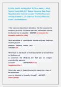 PA Life&comma; Health and Accident ACTUAL exam&colon; &vert;&vert; Most &NewLine;Recent Exam 2026-2027 Actual Complete Real Exam  &NewLine;Questions And Correct Answers &lpar;Verified Answers&rpar; &NewLine;Already Graded A&plus; &vert; Guaranteed Success&excl;&excl; Newest &NewLine;Exam &vert; Just Released&excl;&excl;  