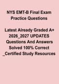 NYS EMT-B Final Exam Study Guide PDF &ndash; New York State EMT Basic Practice Questions & Comprehensive Review &lpar;2026&ndash;2027&rpar;