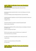 AAPC CPMA Practice Exam Study Guide Compilations