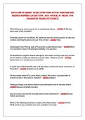 SCPD LawS of arreSt exam LateSt 2026 aCtuaL QueStionS anD&NewLine;VerifieD anSwerS &lpar;LateSt 2026 &sol; 2027 uPDate&rpar; a&plus; GraDe 100&percnt;&NewLine;Guarantee VerifieD by exPertS 
