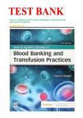 Test Bank for Basic and Applied Concepts of Blood Banking and Transfusion Practices 5th edition by Paula R&period; Howard