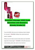 Assistant Manager 2026 Exam Study Guide &vert; 52 Questions & Answers &vert; Leadership&comma; Safety&comma; Operations & Inventory Management &vert; Valvoline Instant Oil Change &lpar;VIOC&rpar;