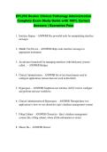 CPL250 Beaker Clinical Pathology Administration &NewLine;Complete Exam Study Guide with 100&percnt; Correct &NewLine;Answers &vert; Guarantee Pass 