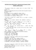NUR 283 Comp 2 Mock Exam &vert; Questions and Answers&vert;2026 Update&vert;100&percnt; Correct&period;&NewLine;