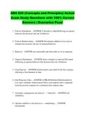 ABA 622 &lpar;Concepts and Principles&rpar; Actual &NewLine;Exam Study Questions with 100&percnt; Correct &NewLine;Answers &vert; Guarantee Pass&excl; 