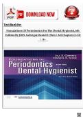 Foundations of Periodontics for the Dental Hygienist&comma; 6th Edition by Jill S&period; Gehrig & Daniel E&period; Shin &vert; All Chapters &lpar;1-38&rpar; Questions And Revised Correct Answers & explanations &lpar;2026 &sol; 2027&rpar; 100&percnt; Guaranteed Pass &vert;&vert;Complete A&plus; Guide Test Bank&NewLine;