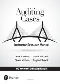 Solutions Manual for Auditing Cases&colon; An Interactive Learning Approach&comma; 7th Edition by Mark S&period; Beasley&comma; Frank A&period; Buckless&comma; Steven M&period; Glover & Douglas F&period; Prawitt &vert; All  Chapters 1-12 &vert; ISBN 9780134421827 &vert; Case Study Solutions &  Real-World Audits 2026&sol;2027
