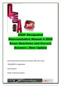 OSSF Designated Representative Manual 4 2026 Exam Questions and Answers &lpar;100&plus; Questions&rpar; &vert; Plan Review&comma; Site Evaluation&comma; Variances&comma; Septic Tank Design & TCEQ Compliance &vert; Texas Commission on Environmental Quality &lpar;TCEQ&rpar;
