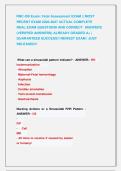 RNC-OB Exam&colon; Fetal Assessment EXAM &vert;&vert; MOST &NewLine;RECENT EXAM 2026-2027 ACTUAL COMPLETE                &NewLine;REAL EXAM QUESTIONS AND CORRECT  ANSWERS &NewLine;&lpar;VERIFIED ANSWERS&rpar; ALREADY GRADED A&plus; &vert; &NewLine;GUARANTEED SUCCESS&excl;&excl; NEWEST EXAM &vert; JUST &NewLine;RELEASED&excl;&excl;