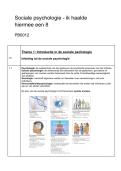 Studiemateriaal Sociale Psychologie &vert; PB0012 &vert; Open Universiteit &vert; 2025&sol;26