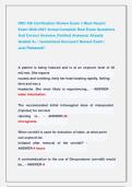 RNC-OB Exams &vert;&vert; Most Recent Exams 2026 2027 
