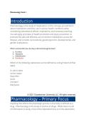 NR293 PHARM Week 1 &vert; 2026 Correct questions and answers