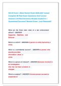 SOCE Exam &vert;&vert; Most Recent Exam 2026-2027 Actual &NewLine;Complete 98 Real Exam Questions And Correct &NewLine;Answers &lpar;Verified Answers&rpar; Already Graded A&plus; &vert; &NewLine;Guaranteed Success&excl;&excl; Newest Exam &vert; Just Released&excl;&excl;