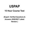 USPAP 15 Hour Course &vert; 2026&sol;2027 &vert; Comprehensive Study Guide & Exam Preparation Resource &vert; Graded A&plus;