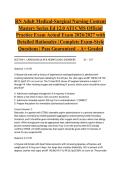 RN Adult Medical-Surgical Nursing Content Mastery Series Ed 12&period;0 ATI CMS Official Practice Exam Actual Exam 2026&sol;2027 with Detailed Rationales &vert; Complete Exam-Style Questions &vert; Pass Guaranteed &ndash; A&plus; Graded&NewLine;&NewLine;