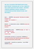 UBC DSCI 100 NEWEST MIDTERM REVIEW EXAM &vert;&vert; &NewLine;MOST RECENT  EXAM 2026-2027 ACTUAL COMPLETE &NewLine;REAL EXAM QUESTIONS AND CORRECT  ANSWERS &NewLine;&lpar;VERIFIED ANSWERS&rpar; ALREADY GRADED A&plus; &vert; &NewLine;GUARANTEED SUCCESS&excl;&excl; NEWEST EXAM &vert; JUST &NewLine;RELEASED&excl;&excl;