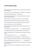 LATG Study Guide&period; Questions and Answers