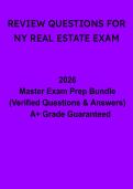 Review Questions for NY Real Estate Exam&colon; Complete New York Licensing Practice & Study Guide &lpar;PDF&rpar;