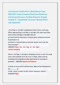 Union Pacific GCOR Exam &vert;&vert; Most Recent Exam &NewLine;2026-2027 Actual Complete Real Exam Questions &NewLine;And Correct Answers &lpar;Verified Answers&rpar; Already &NewLine;Graded A&plus; &vert; Guaranteed  Success&excl;&excl; Newest Exam &vert; &NewLine;Just Released&excl;&excl;