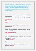 USPS PSE EXAM ACTUAL 2026 &vert;&vert; MOST RECENT  EXAM 2026&NewLine;2027 ACTUAL COMPLETE REAL EXAM QUESTIONS AND &NewLine;CORRECT  ANSWERS &lpar;VERIFIED ANSWERS&rpar; ALREADY &NewLine;GRADED A&plus; &vert; GUARANTEED SUCCESS&excl;&excl; NEWEST EXAM &vert; &NewLine;JUST RELEASED&excl;&excl;
