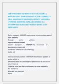 VAN DYKEN BIO 150 NEWEST ACTUAL EXAM 2 &vert;&vert; &NewLine;MOST RECENT  EXAM 2026-2027 ACTUAL COMPLETE &NewLine;REAL EXAM QUESTIONS AND CORRECT  ANSWERS &NewLine;&lpar;VERIFIED ANSWERS&rpar; ALREADY GRADED A&plus; &vert; &NewLine;GUARANTEED SUCCESS&excl;&excl; NEWEST EXAM &vert; JUST &NewLine;RELEASED&excl;&excl;