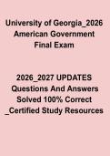 American Government Final Exam Study Guide PDF &ndash; U&period;S&period; Government&comma; Constitution & Political Systems Review &lpar;2026&ndash;2027&rpar;