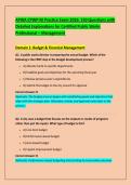 APWA CPWP-M Practice Exam 2026&colon; 150 Questions with &NewLine;Detailed Explanations for Certified Public Works &NewLine;Professional &ndash; Management  