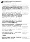 HRCI SPHR Exam Sample Questions &sol; Senior Professional Practice Test 2025 &sol; Certification Prep Guide