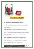 ACE Security M1 Study Guide &lpar;150&plus; Aviation Security Terms & Exam Questions&rpar; &vert; TSA&comma; FAA&comma; ASC&comma; GSC&comma; SIDA&comma; ATSA 2001 & Airport Security Operations &vert; Aviation Security Certification Training