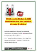 ACE SECURITY EXAM COMPLETE PACKAGE DEAL