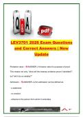 LEV3701 Law of Evidence Exam Questions & Answers 2026 &lpar;250&plus; Questions&rpar; &vert; Hearsay Evidence&comma; Admissions&comma; Confessions&comma; Documentary Evidence&comma; Witness Examination & Criminal Procedure &vert; UNISA LEV3701 Law of Evidence