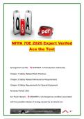 NFPA 70E Electrical Safety Exam Questions & Answers 2026 &lpar;150&plus; Questions&rpar; &vert; Arc Flash Safety&comma; Shock Boundaries&comma; Lockout Tagout&comma; Risk Assessment & Electrical Work Practices &vert; NFPA 70E Standard for Electrical Safety in the Workplace