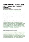 USAW L2 EXAM QUESTIONS WITH&NewLine;100&percnt; CORRECT ANSWERS 2026&NewLine;VERIFIED A&plus;