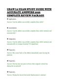 USAW L2 EXAM STUDY GUIDE WITH&NewLine;ACCURATE ANSWERS 2026&NewLine;COMPLETE REVIEW PACKAGE