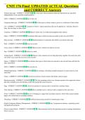 CNIT 176 Final  UPDATED ACTUAL Questions &NewLine;and CORRECT Answers