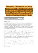ISA Certified Arborist Exam Tree Biology Pruning Standards Urban Forestry Official Practice Exam Actual Exam 2026&sol;2027 with Detailed Rationales &vert; Complete Exam-Style Questions &vert; Pass Guaranteed &ndash; A&plus; Graded&NewLine;&NewLine;