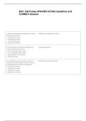 BOC&colon; ASCP prep UPDATED ACTUAL Questions and &NewLine;CORRECT Answers
